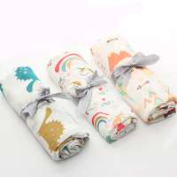 3-Pack Unisex Bamboo Swaddle Blanket Boys & Girl Large 47 x 47 inches Baby Muslin Swaddle Blanket