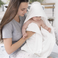 100%Super Soft Washcloth Bamboo Baby hooded baby towel