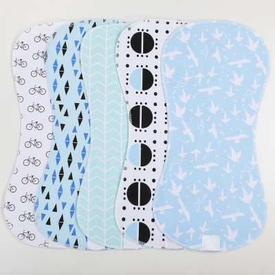 2layers 100% Organic Cotton, Soft and Absorbent Towels,Baby Burp Cloths