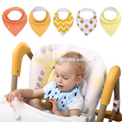 Colorful 100% Cotton Soft and Absorbent Hypoallergenic Baby Bandana Bibs Baby Bibs Baby Bandana Drool Bibs