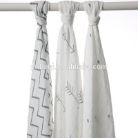 Wholesale high quality 100% cotton baby swaddle for china