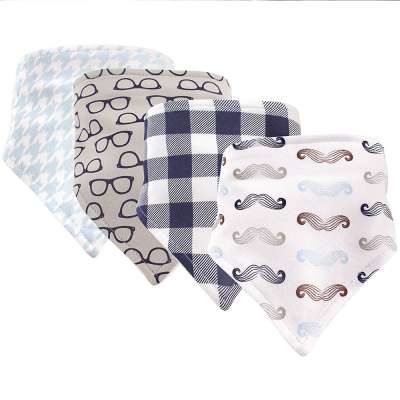 fancy eco-friendly customized bandana bibs in bulk easily wipes clean baby bib