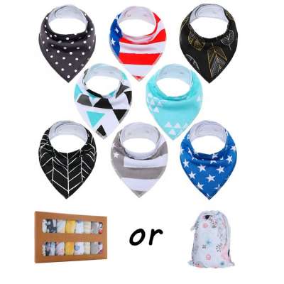 Cute baby gifts cotton keep stains off breathable baby bib