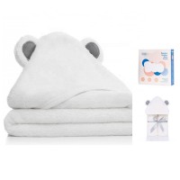 Organic | Soft | Absorbent | Hypoallergenic Premium Bamboo Baby Hooded Towel